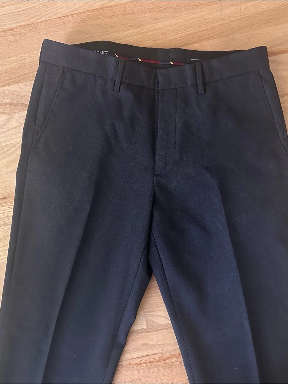 J. Crew Men's Bedford dark charcoal gray Dress slacks - Tailored Straight Leg